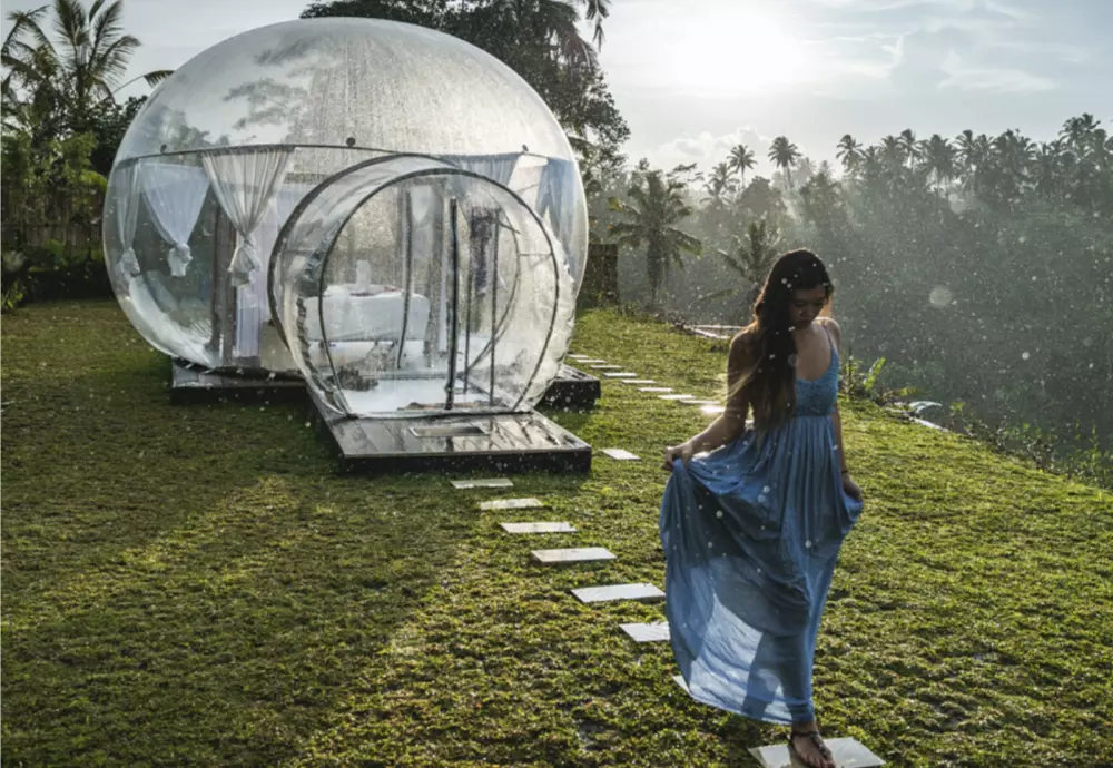 sun bubble tent